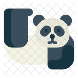 Panda Icon - Download in Flat Style