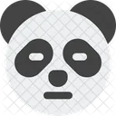 Panda Closed Eyes Icon