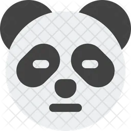 Panda Closed Eyes Emoji Icon