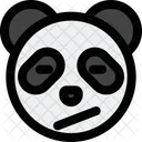 Panda Closed Eyes Confused Icon