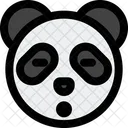 Panda Closed Eyes Shock Icon