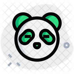 Download Free Panda Closed Eyes Without Mouth Emoji Icon Of Colored Outline Style Available In Svg Png Eps Ai Icon Fonts