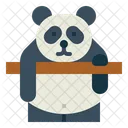 Panda colgando  Icono