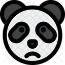 Panda Frunciendo El Ceno Icono