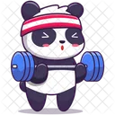 Panda Doing Workout  アイコン