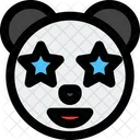 Estrela Panda Atingida Icon