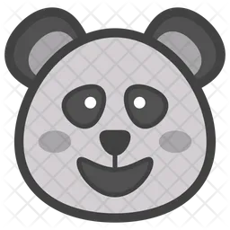 Panda Face Emoji Icon