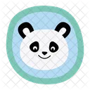 Panda feliz  Icono