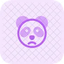 Panda Frowning Icon