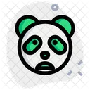 Panda Frunciendo El Ceno Boca Abierta Animal Fauna Icon