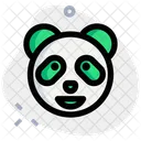 Panda Grinning Animal Wildlife Icon