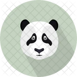 Panda Head  Icon