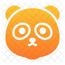 Panda Head Asia Bamboo Icon