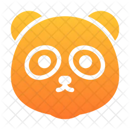 Panda Head  Icon