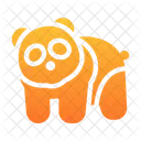 Panda Asia Bamboo Icon