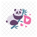 Panda Personnage Ours Icône