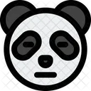 Panda Con Los Ojos Cerrados Icono