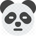 Panda Con Los Ojos Cerrados Icono