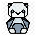 Panda Origami  Icon