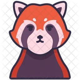 Panda rojo  Icono