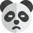 Panda Sad Face  Icon