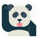 Panda saluda  Icono