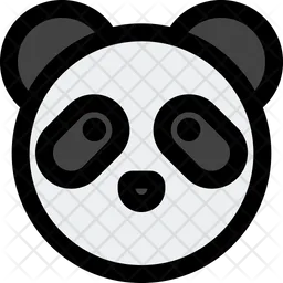 Panda sem boca Emoji Ícone