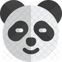 Panda Smiling Closed Eyes  Icon