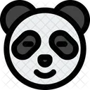 Panda Sonriendo Con Los Ojos Cerrados Icono