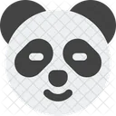 Panda Sonriendo Con Los Ojos Cerrados Icono