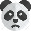 Panda runzelt die Stirn  Icon