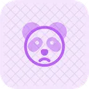 Panda runzelt die Stirn  Icon