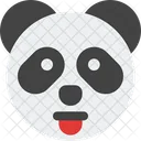 Panda Tongue Icon