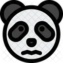 Panda Verwirrt Offene Augen Icon