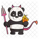 Panda si traveste da diavolo  Icon