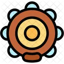 Pandeiro Musica E Multimidia Instrumento De Percussao Ícone