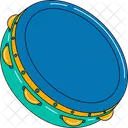 Pandeiro Muculmano Musica Ícone