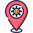 Pandemic Location Corona Icon