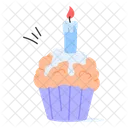 Cupcake Muffin Dulce Icono