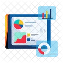 Panel De Datos Panel Analitico Visualizacion De Datos Icono