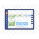 Panel de investigación de mercado  Icono