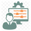 Panel De Usuario Panel De Control Configuraciones Icono