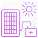 Panel Solar Energia Solar Energia Renovable Icono