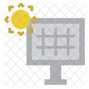 Panel solar  Icono