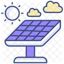 Panel Solar Energia Solar Energia Icono