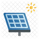 Panel Solar Energia Solar Energia Icono