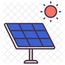 Energia Solar Potencia Icono