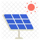 Energia Solar Potencia Icono