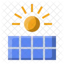 Solar Panel Energia Icono