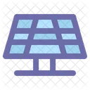 Solar Panel Energia Icono